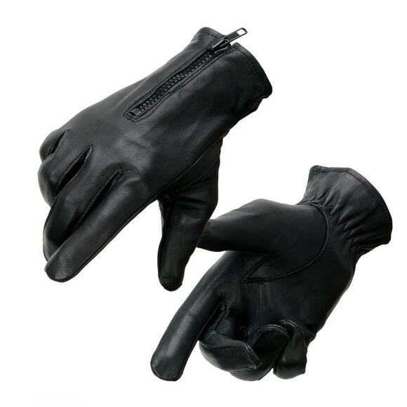NWT Milwaukee Leather SH226D Men's Black Unlined Leather Gloves - Picture 1 of 7